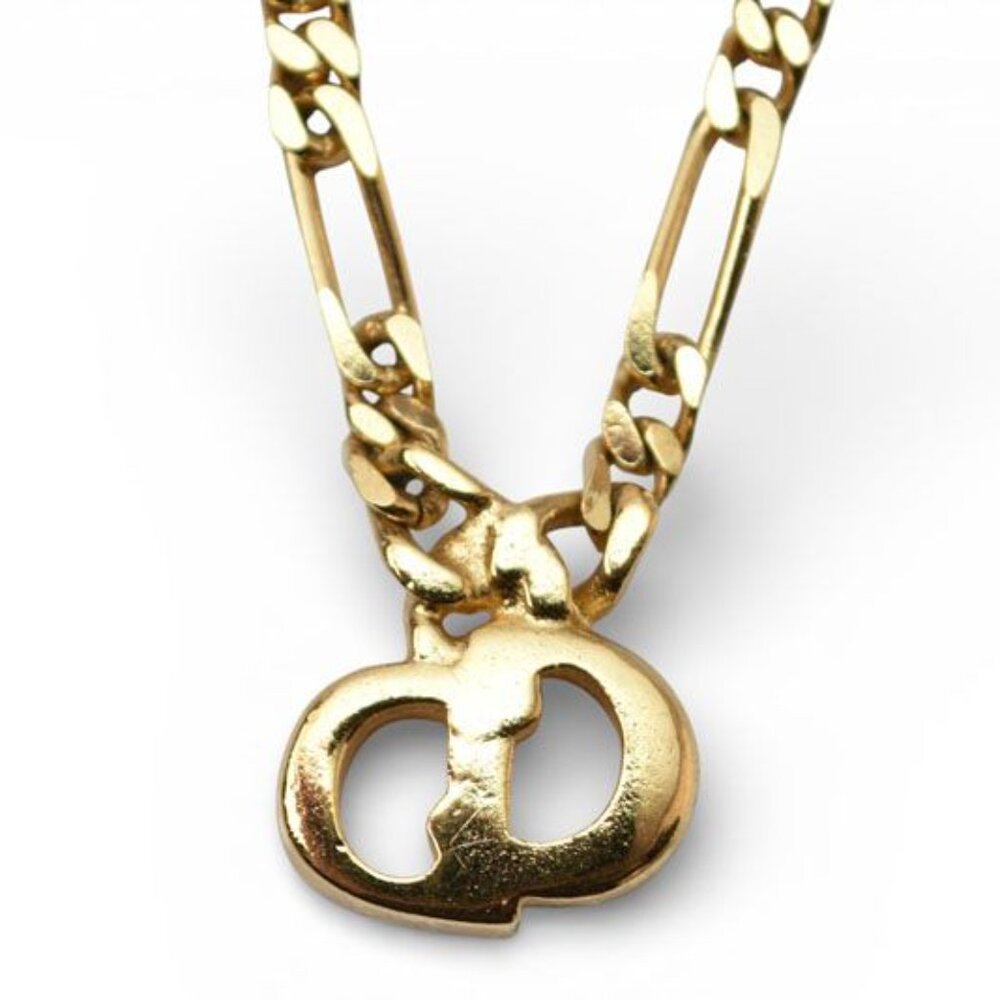 Christian Dior Necklace Vintage Logo Motif - Picture 6 of 6